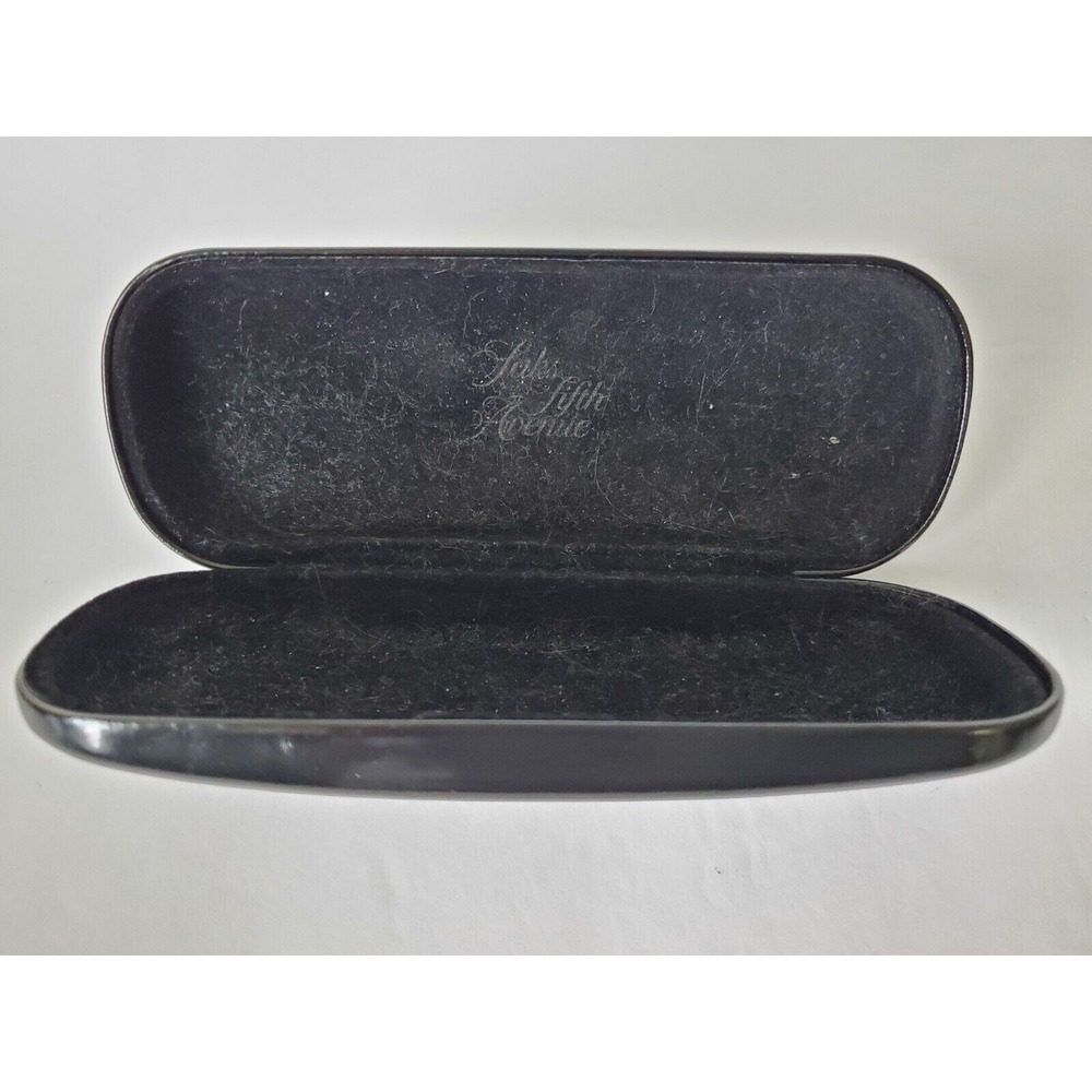 Saks Fifth Avenue Black Eyeglasses Hard Case ## - Picture 2 of 2